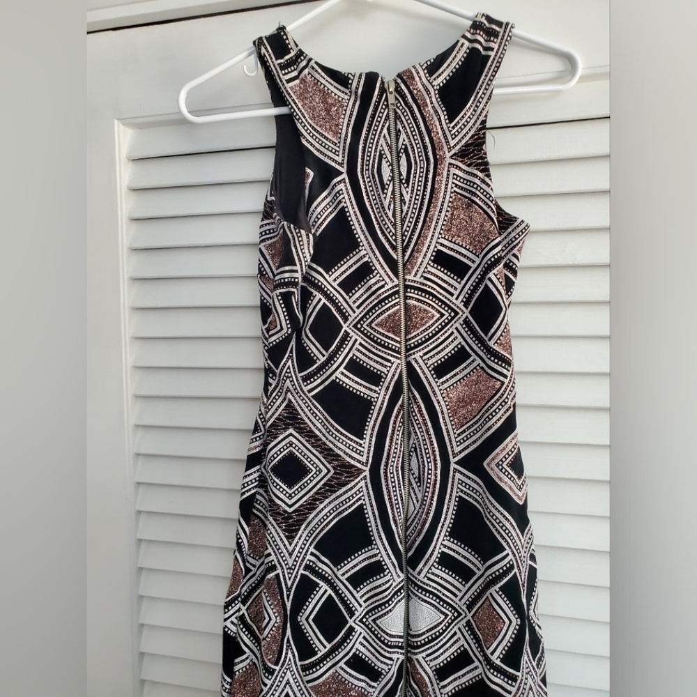 Speechless Geometric Patterned Glitter Dress Size… - image 2